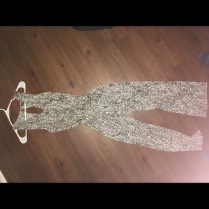 Black and white jumper/romper